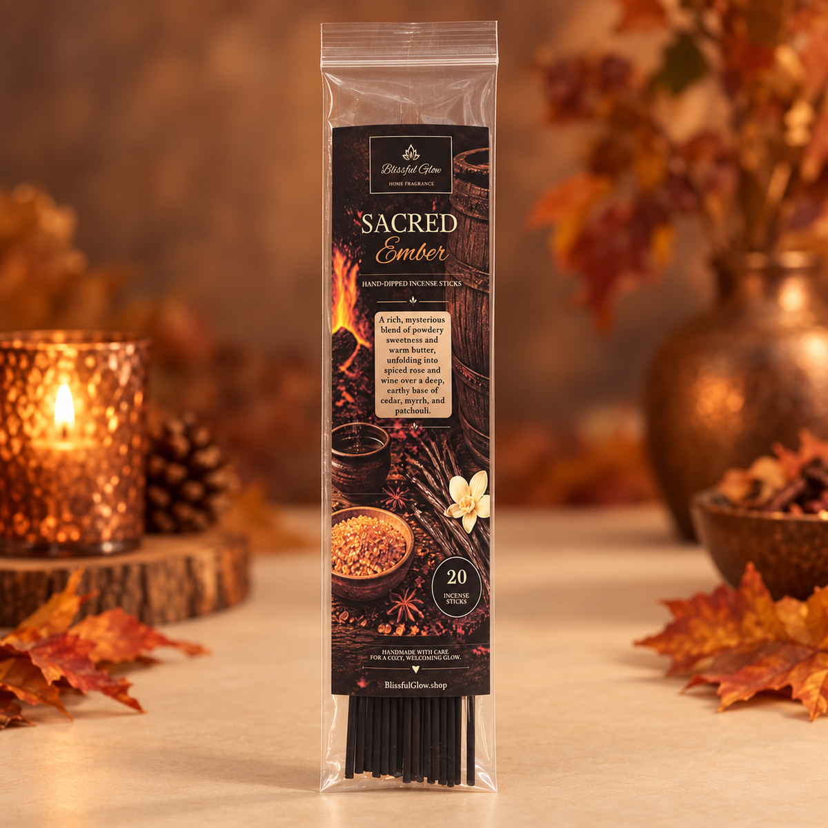 Fall Incense Collection – 11-Inch Charcoal Sticks