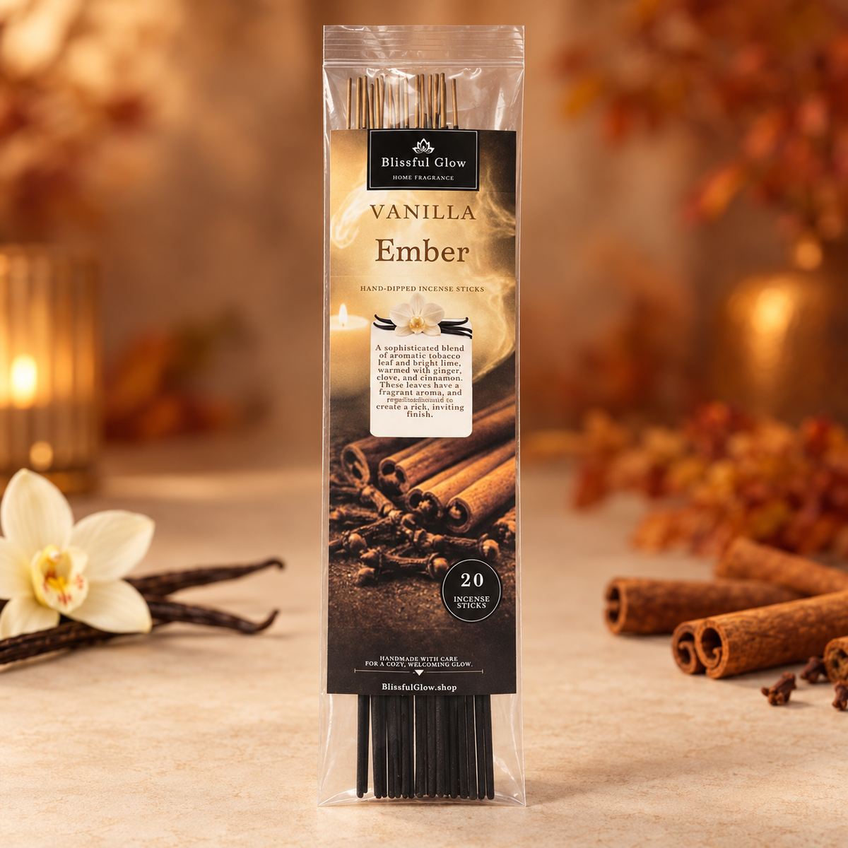 Fall Incense Collection – 11-Inch Charcoal Sticks